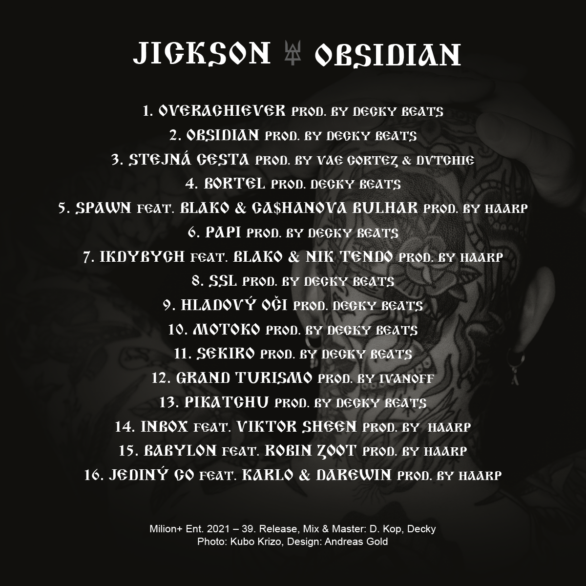JICKSON - OBSIDIAN CD