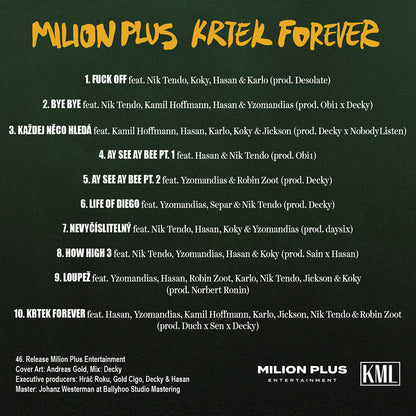 MILION PLUS - KRTEK FOREVER CD