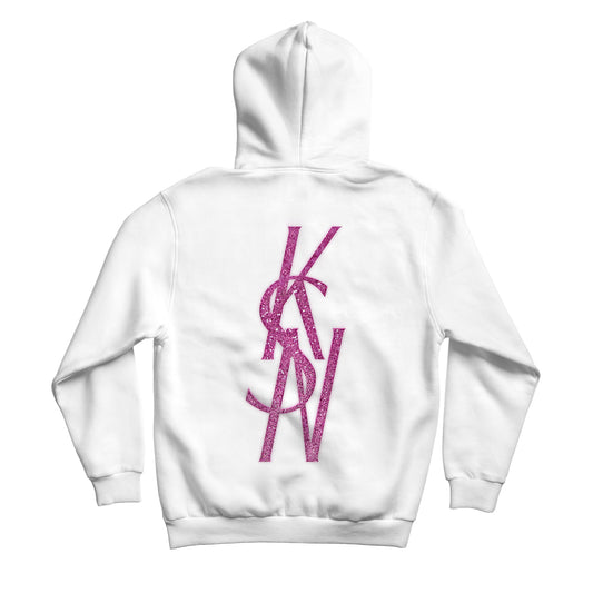 KSN DÁMSKÁ MIKINA HOT PINK GLITTER