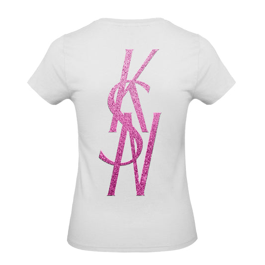 KSN DÁMSKÉ TRIKO HOT PINK GLITTER